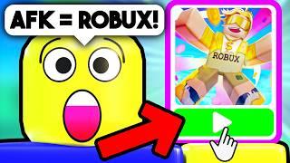 I Found a *NEW* FREE ROBUX GAME!  (AFK for Robux!)