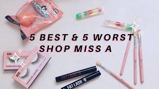 5 BEST & 5 WORST  Shop Miss A | AOA Studio Makeup (the online beauty $1 store)