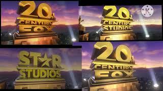 20th Century Fox Logos (20th Century Fox,Star Studios,TCS,TCFHE)