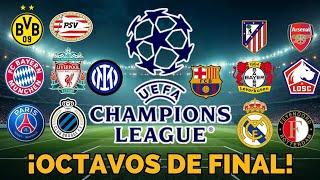 PRONÓSTICOS para la UEFA CHAMPIONS LEAGUE  | Octavos de Final | #futbol #championsleague