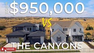 INSIDE 2 LUXURY SHEA HOMES IN THE CANYONS AT CASTLE PINES | NEAR DENVER , CO | NEW HOME TOUR