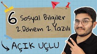 6.Sınıf Sosyal Bilgiler 2.Dönem 2.Yazılı