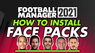 Face Pack Install Guide Football Manager 2021 | How to get real player faces into FM21