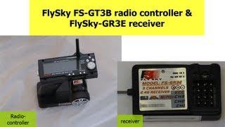 FlySky FS-GT3B radio control & GR3E receiver how to video tutorial.