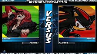 WCFITZ88 MUGEN Battles | Carmine vs Shadow