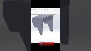 solidworks tutorial for sheet metal models #viral #solidworks #viralshorts #youtubeshorts