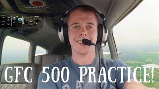 Attempting an Approach with the GFC 500 Autopilot- Piper Dakota Flight