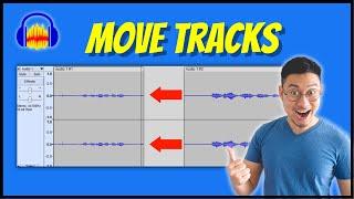 How To Move A TRACK In AUDACITY | New Update 2023