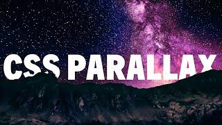 Create a layered parallax effect with HTML & CSS