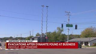 Evacuations after dynamite found at Knoxville, TN business