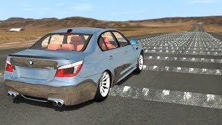 100+ Consecutive Speed Bumps High Speed Testing #5 - BeamNG DRIVE