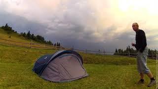 Lightnings in the Carpathians mountains.