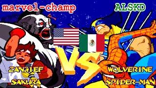 Marvel Super Heroes Vs. Street Fighter - marvel-champ vs ALSKD FT5