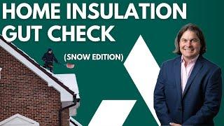 Check Your Home's Insulation Without Climbing In The Attic! (winter only!)