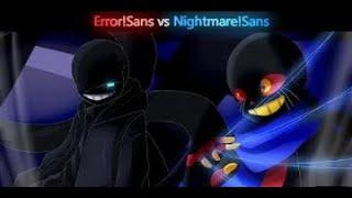 ОЗВУЧКА NEC BUT ANIMATOR Error!Sans vs Nightmare!Sans Animation