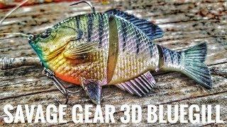 Savage Gear 3D Bluegill | Lure Review (UNDERWATER FOOTAGE)