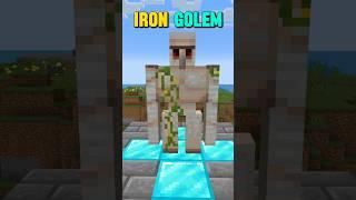 The Origin of Minecraft's Iron Golem! | #shorts #minecraft