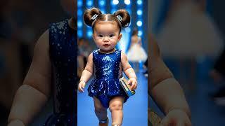 Viral Chubby Baby Struts the Runway in Style | Baby On Stage #Shorts #BabyGirl #youtubeshorts