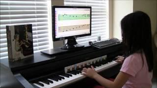 6-year-old beginner learns Dmitri Shostakovich Gavotte