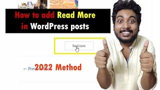 How to add read more in WordPress posts | Add read more button in WordPress read more plugin free