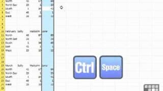 MS Excel 2010 Tutorial -  Hiding and Unhiding a Column or Row