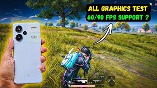 Redmi Note 13 Pro+ 5G PUBG Mobile Graphic Settings Test | 120hz