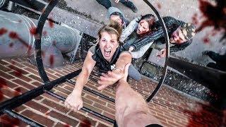 Zombie Escape! Parkour POV Chase 