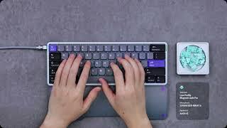 NuPhy Air60 HE Typing Sounds   Low Profile Magnetic Jade