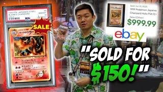 I SOLD A $1000 CHARIZARD FOR THE WRONG PRICE! | Chicago Collect-A-Con 2025 Day 1 VENDOR POV