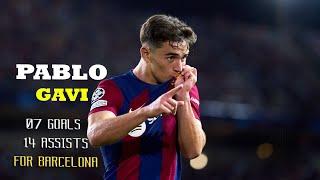 Pablo Gavi All 21 Goals & Assists For Barcelona So Far HD