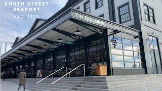 NEW Tin Building by Jean-Georges I South Street Seaport NYC 2023 I Walking Tour