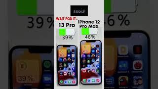 iPhone 13 Pro vs. iPhone 12 Pro Max Battery Test Subscribe for more 🫶