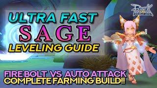 BEST FARMING BUILD FOR SAGE & PROFESSORS! Exp Test & Guide!