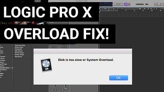 Logic Pro X System Overload Fix - Optimize Audio Settings #musicproducer #logicprox #tutorial