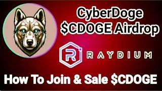 CyberDoge (CDOGE) Airdrop | Cyberdoge Withdrawal Process | How to sell CDOGE tokens | Cdoge Price