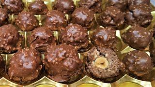 Ferrero Rocher Homemade Chocolates | Домашни Бонбони Фереро Роше