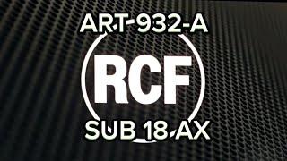 RCF ART 932-A  & SUB 18 AX  NAMM 2025 #youtubeshorts  #dj #fyp #fypシ゚ #viralreels  #viralshort