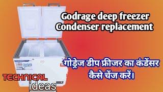 #godrage 300L #deepfreezer #leakage #Repair || full video || @technicalideas