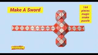 Make A Sword - 144 Pieces Magic Snake Puzzle #snakelordmagicsnakepuzzletutorial