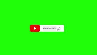 Youtube Abone Ol Green Screen