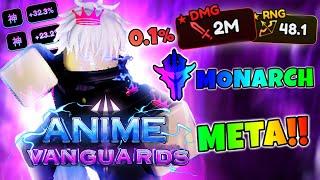 Monarch Gojo Is BROKEN!!! | Anime Vanguards Showcase!