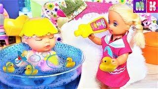 КАТЯ КАК МАМА БОЛЬШОГО ПУПСИКА БЕБИ БОРН, Katya pretend play with Dolls and Toys for Girls