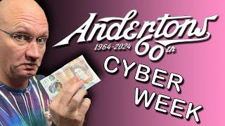 CHECKING OUT ANDERTONS CYBERWEEK DEALS