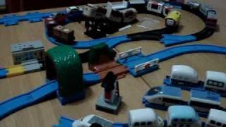 First SCENE!!(Part1)カプセルプラレール YUJIN(Takara Tomy  Arts)train扭蛋火車