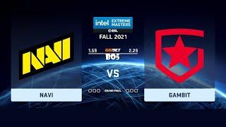   RU   Natus Vincere vs Gambit BO3 IEM Fall RMR 2021