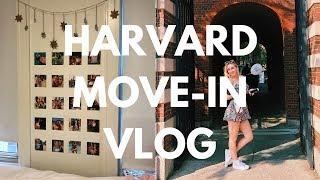 COLLEGE MOVE-IN VLOG! Freshman Year at Harvard University