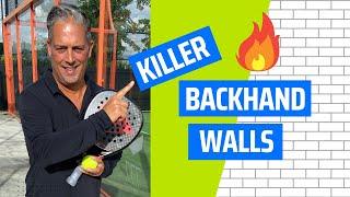 KILLER BACKHAND WALLS & How to learn and hit the proper technique.