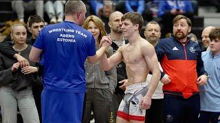 U20 Artturi-Eemeli Reinio (EST) vs Richard Pajuviidik (EST) 60kg final! Greco-roman boys wrestling.