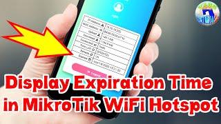 How to Display Expiration Date and Time in WiFi Hotspot HTML Status Page -Mikhmon Template [Tagalog]