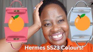 HERMES SPRING SUMMER 2023 COLOURS ~ ROSE POP, LIMONCELLO, VERT COMICS || HAYA GLAMAZON
